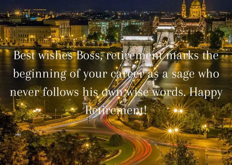 Best Retirement Wishes for Boss - Colleague - Friends - Dad and the ...