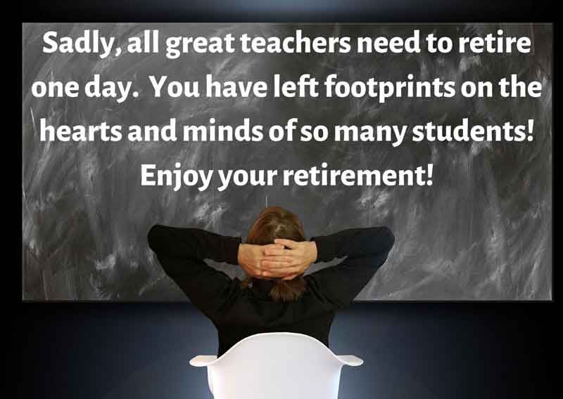 retirement quotes for teachers